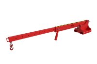 Teleskoplader 2500 kg | teleskopierbar, 8fach-ausziehbar, 14 mögliche Hakenpositionen | RAL 3000  - Bild 3