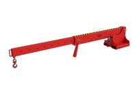 Teleskoplader 5000 kg | teleskopierbar, 8fach-ausziehbar, 14 mögliche Hakenpositionen | RAL 3000  - Bild 3