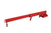 Teleskoplader 5000 kg | teleskopierbar, 8fach-ausziehbar, 14 mögliche Hakenpositionen | RAL 3000  - Bild 3