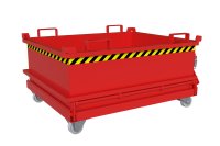Mini-Klappbodenbehälter Typ MSB 0.37 m3 | 1000 x 1200 x 625 mm | RAL 3000  - Bild 3