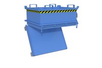 Mini-Klappbodenbehälter Typ MSB 0.24 m3 | 800 x 1000 x 625 mm | RAL 5012  - Bild 3