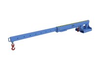 Teleskoplader 2500 kg | teleskopierbar, 8fach-ausziehbar, 14 mögliche Hakenpositionen | RAL 5012  - Bild 3