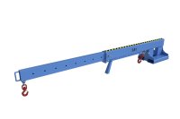 Teleskoplader 5000 kg | teleskopierbar, 8fach-ausziehbar, 14 mögliche Hakenpositionen | RAL 5012  - Bild 3