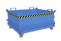 Mini-Klappbodenbehälter Typ MSB 0.37 m3 | 1000 x 1200 x 625 mm | RAL 5012  - Bild 3