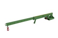 Teleskoplader 2500 kg | teleskopierbar, 8fach-ausziehbar, 14 mögliche Hakenpositionen | RAL 6011  - Bild 3