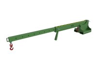 Teleskoplader 2500 kg | teleskopierbar, 8fach-ausziehbar, 14 mögliche Hakenpositionen | RAL 6011  - Bild 3