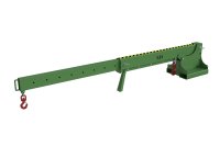 Teleskoplader 5000 kg | teleskopierbar, 8fach-ausziehbar, 14 mögliche Hakenpositionen | RAL 6011  - Bild 3
