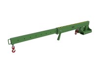Teleskoplader 5000 kg | teleskopierbar, 8fach-ausziehbar, 14 mögliche Hakenpositionen | RAL 6011  - Bild 3