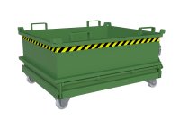 Mini-Klappbodenbehälter Typ MSB 0.37 m3 | 1000 x 1200 x 625 mm | RAL 6011  - Bild 3