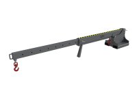 Teleskoplader 2500 kg | teleskopierbar, 8fach-ausziehbar, 14 mögliche Hakenpositionen | RAL 7005  - Bild 3
