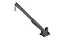 Teleskoplader 5000 kg | teleskopierbar, 8fach-ausziehbar, 14 mögliche Hakenpositionen | RAL 7005  - Bild 3