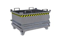 Mini-Klappbodenbehälter Typ MSB 0.24 m3 | 800 x 1000 x 625 mm | verzinkt  - Bild 3