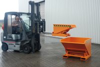 Kippbehälter Typ EXPO 2.10 m3 | 1720 x 1870 x 1095 mm | RAL 3000  - Bild 3