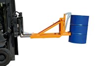 Fasslifter Typ RS ohne breite Fassrandauflage | 1 | gefüllte 200-l-Stahl-Spundfässer, Stahl-Deckelfässer, Rollreifenfässer, 220-l-Kunststoff-L-Ringfässer | RAL 2000  - Bild 3
