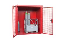 Gasflaschen-Container 40 | RAL 3000  - Bild 3