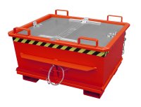 Mini-Klappbodenbehälter Typ MSB 0.13 m3 | 600 x 800 x 625 mm | RAL 3000  - Bild 3