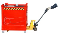 Klappbodenbehälter Typ FB 1.00 m3 | 1040 x 1245 x 1145 mm | RAL 3000  - Bild 3