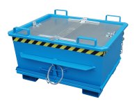 Klappbodenbehälter Typ BKB 0.5 m3 | 1040 x 1200 x 715 mm | RAL 5012  - Bild 3