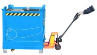 Klappbodenbehälter Typ FB 1.00 m3 | 1040 x 1245 x 1145 mm | RAL 5012  - Bild 3