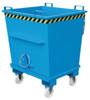 Klappbodenbehälter Typ BKB 1 m3 | 1040 x 1200 x 1270 mm | RAL 5012  - Bild 3
