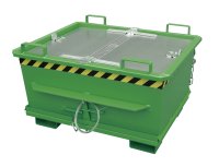 Klappbodenbehälter Typ BKB 0.5 m3 | 1040 x 1200 x 715 mm | RAL 6011  - Bild 3