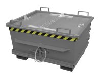 Klappbodenbehälter Typ BKB 0.5 m3 | 1040 x 1200 x 715 mm | RAL 7005  - Bild 3