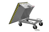 Kippmulde Typ SKN 400 l | 1430 x 840 x 605 mm | RAL 7005  - Bild 3