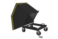 Kippmulde Typ SKK 800 l | 1420 x 910 x 975 mm | RAL 7021  - Bild 3