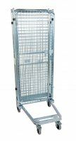 Nestbarer Antidiebstahlbehälter 728 x 823 mm rundum geschlossen mit Klappboden 1 ZWB  - Bild 3