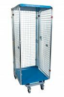 Nestbarer Antidiebstahlbehälter 728 x 823 mm rundum geschlossen mit Kunststoffboden 1 ZWB  - Bild 3