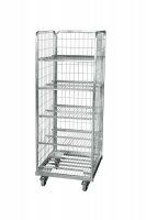 Metall-Rollbehälter 600 x 600 mm 3seitig mit Stahboden 100 mm | 4  - Bild 3