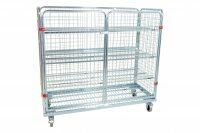Stahlrollbehälter 620 x 1.500 mm 4seitig mit Stahlboden  - Bild 3