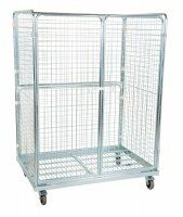 Stahlrollbehälter für EUR-Palette innen 950 x 1.350 mm 4seitig mit Stahlboden  - Bild 3