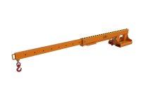 Teleskoplader 2500 kg | teleskopierbar, 8fach-ausziehbar, 14 mögliche Hakenpositionen | RAL 2000  - Bild 4