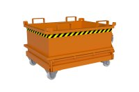 Mini-Klappbodenbehälter Typ MSB 0.24 m3 | 800 x 1000 x 625 mm | RAL 2000  - Bild 4