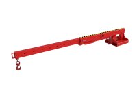 Teleskoplader 2500 kg | teleskopierbar, 8fach-ausziehbar, 14 mögliche Hakenpositionen | RAL 3000  - Bild 4