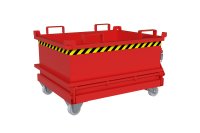 Mini-Klappbodenbehälter Typ MSB 0.24 m3 | 800 x 1000 x 625 mm | RAL 3000  - Bild 4