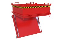 Mini-Klappbodenbehälter Typ MSB 0.37 m3 | 1000 x 1200 x 625 mm | RAL 3000  - Bild 4