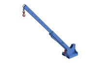 Teleskoplader 2500 kg | teleskopierbar, 8fach-ausziehbar, 14 mögliche Hakenpositionen | RAL 5012  - Bild 4