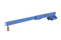 Teleskoplader 5000 kg | teleskopierbar, 8fach-ausziehbar, 14 mögliche Hakenpositionen | RAL 5012  - Bild 4