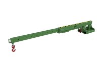 Teleskoplader 2500 kg | teleskopierbar, 8fach-ausziehbar, 14 mögliche Hakenpositionen | RAL 6011  - Bild 4