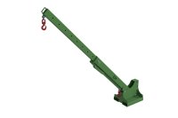 Teleskoplader 2500 kg | teleskopierbar, 8fach-ausziehbar, 14 mögliche Hakenpositionen | RAL 6011  - Bild 4