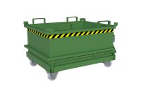 Mini-Klappbodenbehälter Typ MSB 0.24 m3 | 800 x 1000 x 625 mm | RAL 6011  - Bild 4