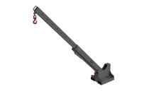 Teleskoplader 2500 kg | teleskopierbar, 8fach-ausziehbar, 14 mögliche Hakenpositionen | RAL 7005  - Bild 4