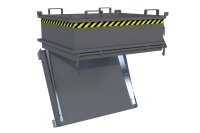 Mini-Klappbodenbehälter Typ MSB 0.37 m3 | 1000 x 1200 x 625 mm | RAL 7005  - Bild 4