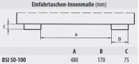 Schaufel Typ BSI 0.50 m3 | 1245 x 1250 x 310 mm | RAL 5012  - Bild 4