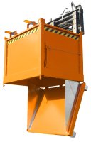 Klappbodenbehälter Typ FB 1.00 m3 | 1040 x 1245 x 1145 mm | RAL 2000  - Bild 4