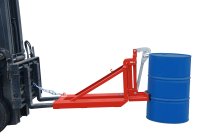 Fasslifter Typ RS mit breiter Fassrandauflage | 1 | gefüllte 200-l-Stahl-Spundfässer, Stahl-Deckelfässer, 220-l-Kunststoff-L-Ringfässer, Kunststoff-Doppel-L-Ringfässer | RAL 3000  - Bild 4