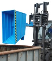 Kippbehälter Typ VD 0.50 m3 | 1375 x 800 x 730 mm | RAL 3000  - Bild 4