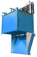 Klappbodenbehälter Typ FB 1.00 m3 | 1040 x 1245 x 1145 mm | RAL 5012  - Bild 4